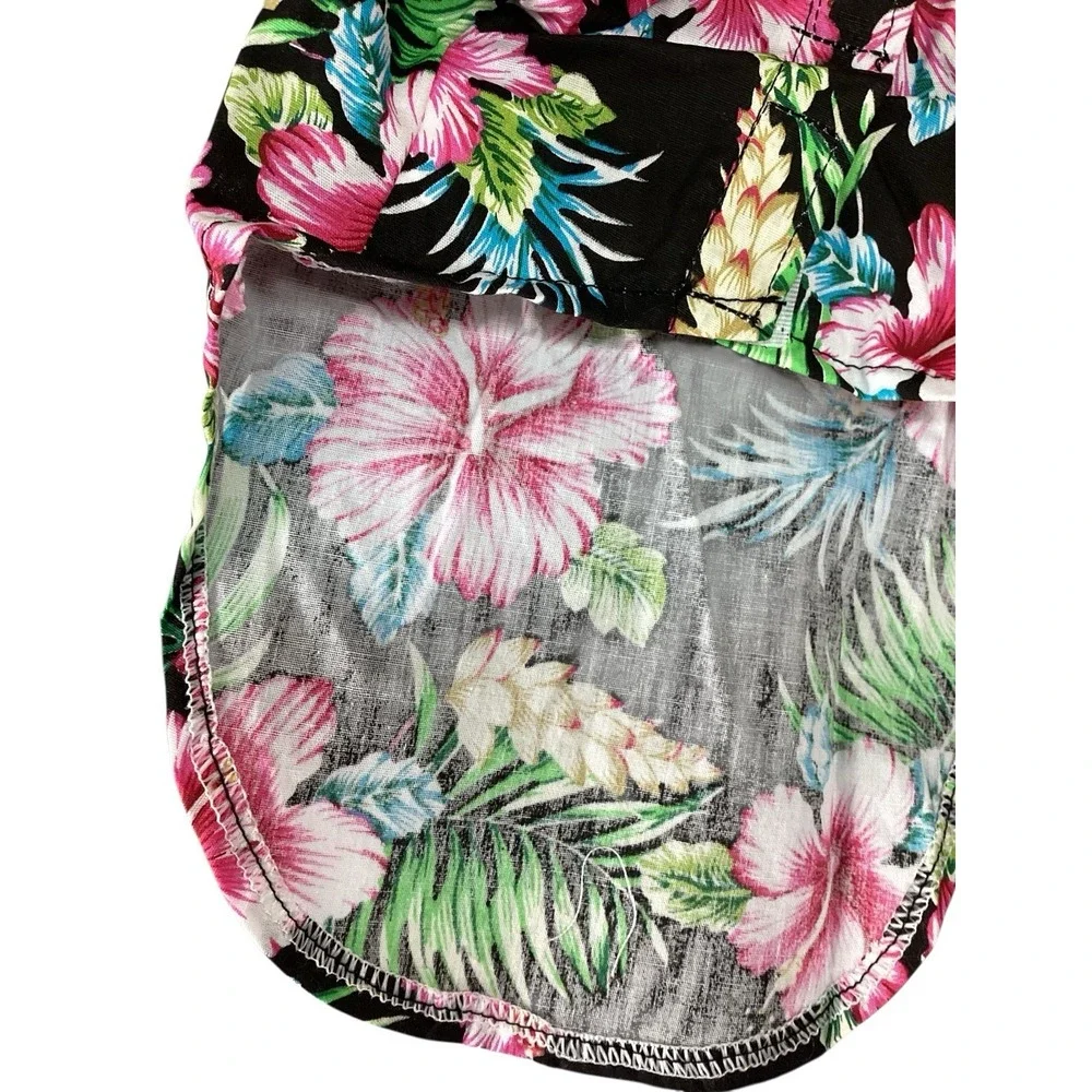 Doggie Design | Tropical Nights | Hawaiian Dog Shirt | Small 14